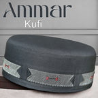 Bin Fiaz Ammar Premium Kufi Hat - Muslim Prayer Kufi for Men - Premium Islamic Salah Cap -  Comfortable Daily Namaz Topi