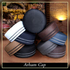 Bin Fiaz Arham Premium Stitched Kufi Hat for Men - High-Quality Islamic Prayer Cap & Daily Namaz Topi