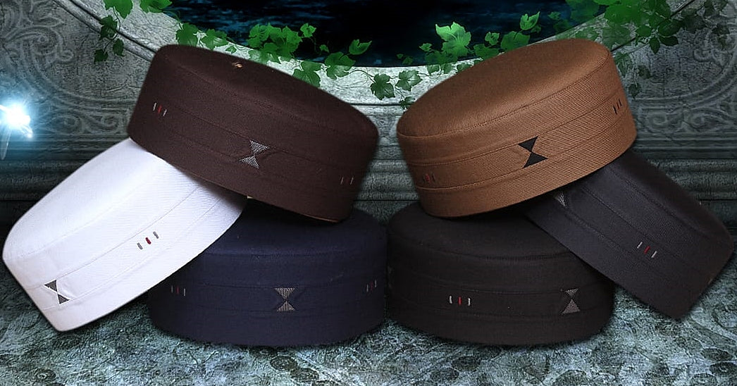 Bin Fiaz Arqam Premium Stitched Kufi Hat for Men - Islamic Caps for Daily Use & Prayer Topi