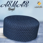Bin Fiaz Asmar Premium Stitched Kufi Hat for Men - High-Quality Islamic Prayer Cap & Daily Namaz Topi