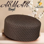 Bin Fiaz Asmar Premium Stitched Kufi Hat for Men - High-Quality Islamic Prayer Cap & Daily Namaz Topi