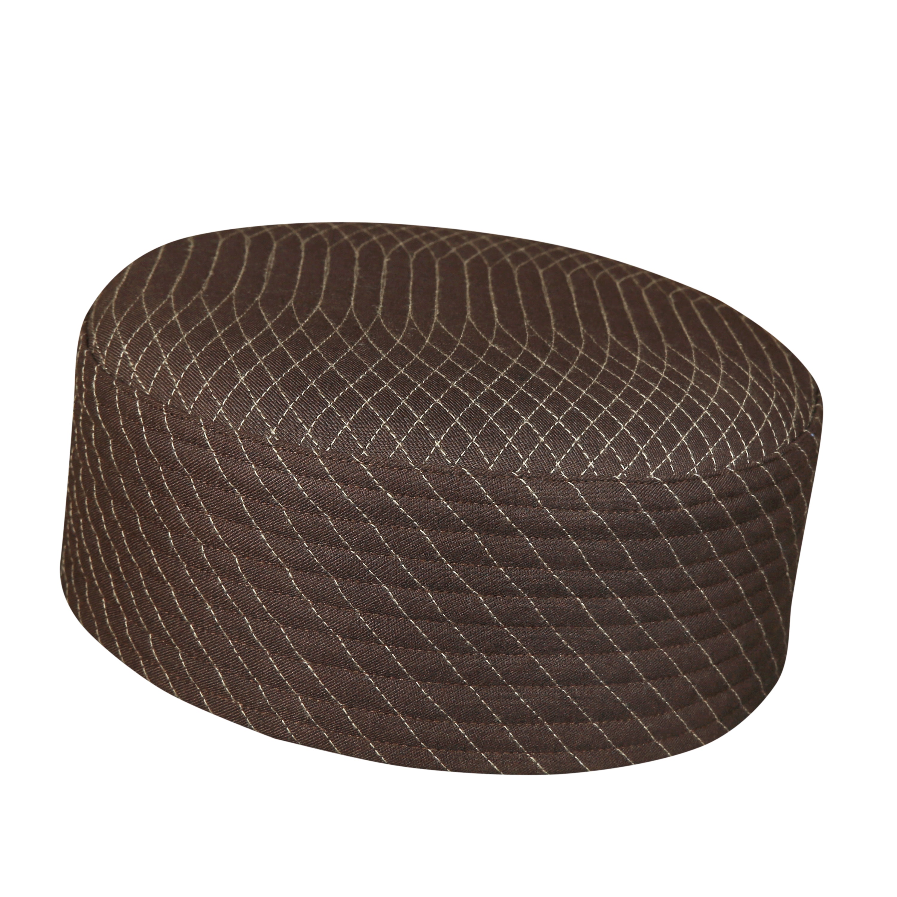 Bin Fiaz Asmar Premium Stitched Kufi Hat for Men - High-Quality Islamic Prayer Cap & Daily Namaz Topi