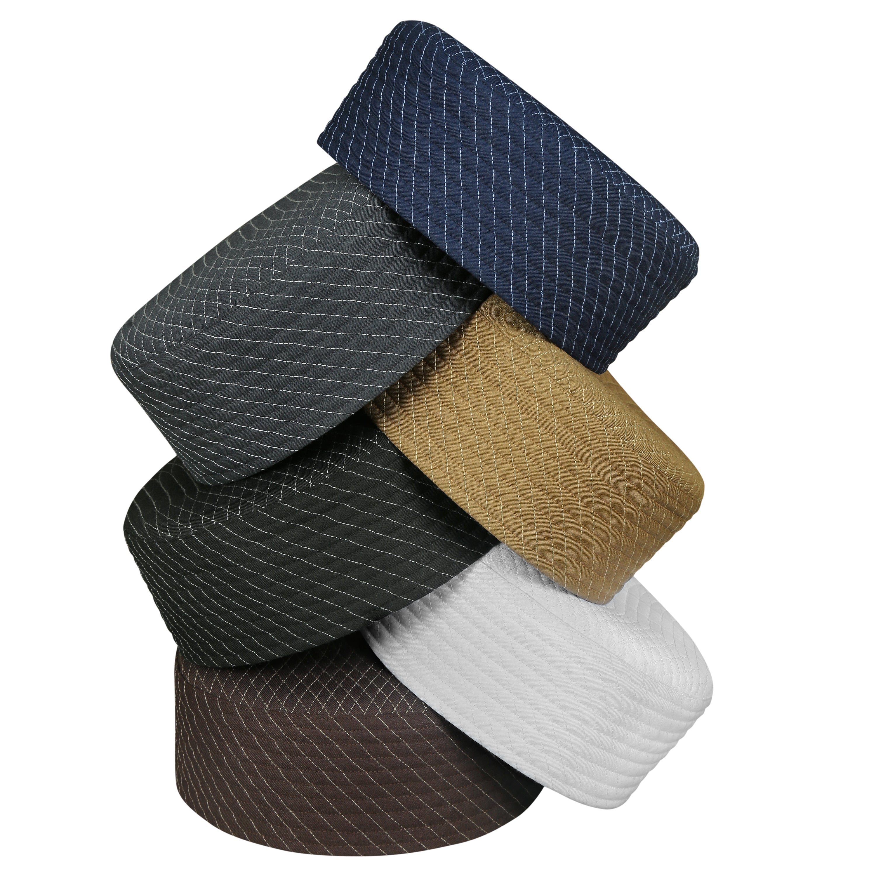 Bin Fiaz Asmar Premium Stitched Kufi Hat for Men - High-Quality Islamic Prayer Cap & Daily Namaz Topi