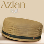 Bin Fiaz Azlan Premium Stitched Kufi Hat for Men - Breathable Islamic Salah Cap & Daily Namaz Topi