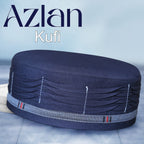 Bin Fiaz Azlan Premium Stitched Kufi Hat for Men - Breathable Islamic Salah Cap & Daily Namaz Topi