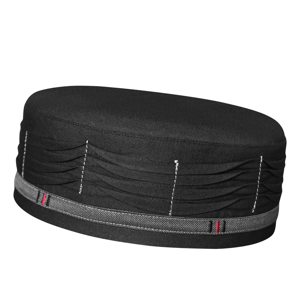 Bin Fiaz Azlan Premium Stitched Kufi Hat for Men - Breathable Islamic Salah Cap & Daily Namaz Topi