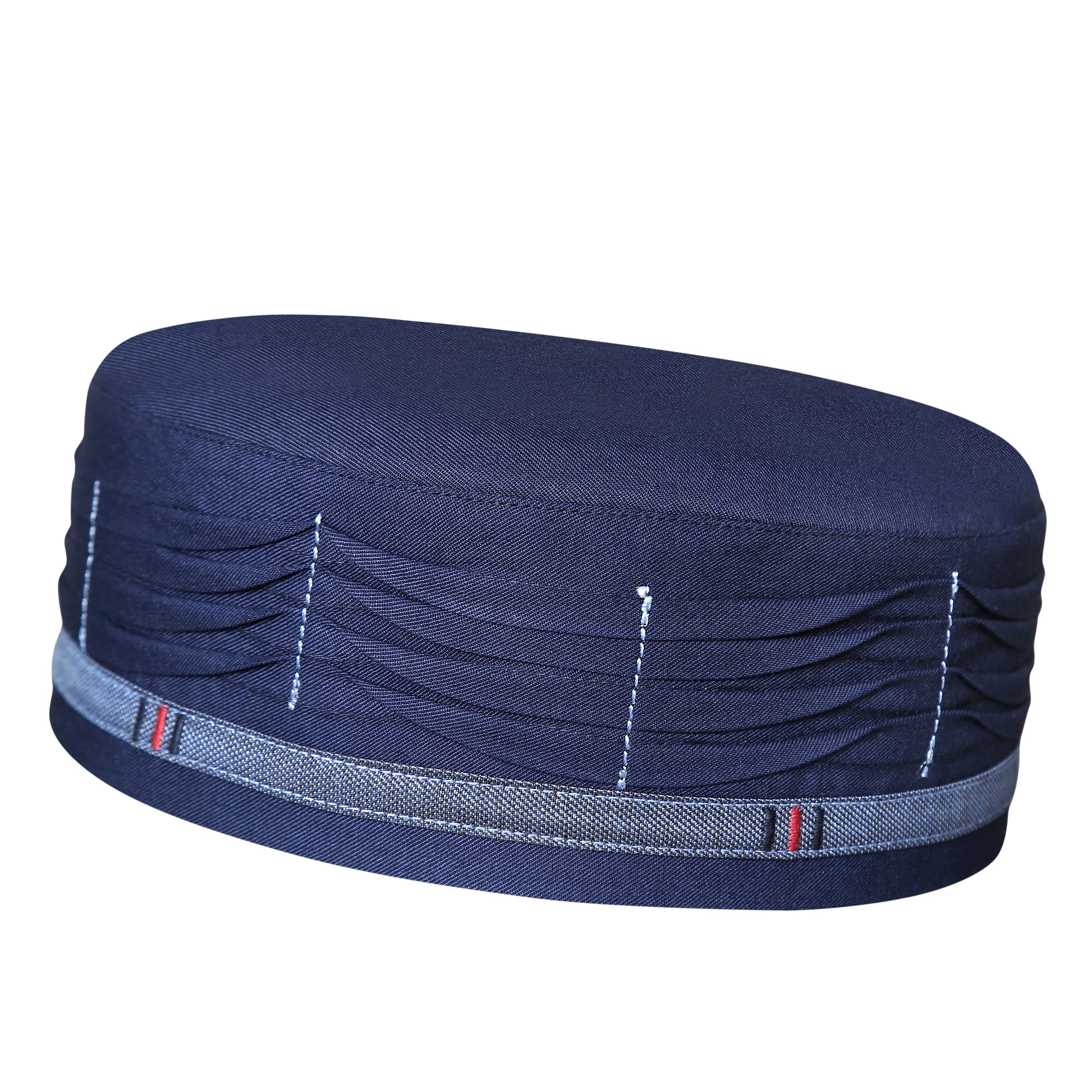 Bin Fiaz Azlan Premium Stitched Kufi Hat for Men - Breathable Islamic Salah Cap & Daily Namaz Topi