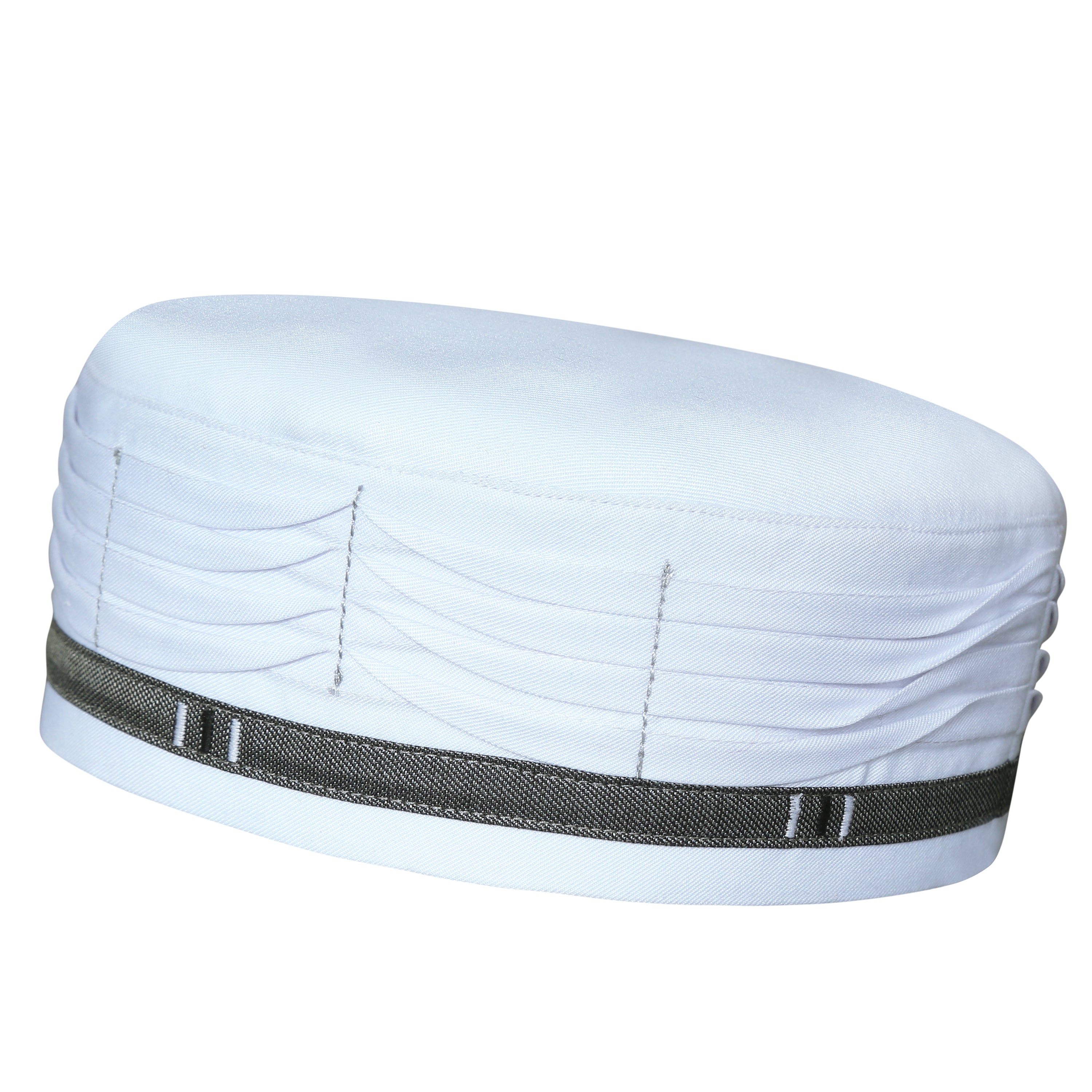 Bin Fiaz Azlan Premium Stitched Kufi Hat for Men - Breathable Islamic Salah Cap & Daily Namaz Topi