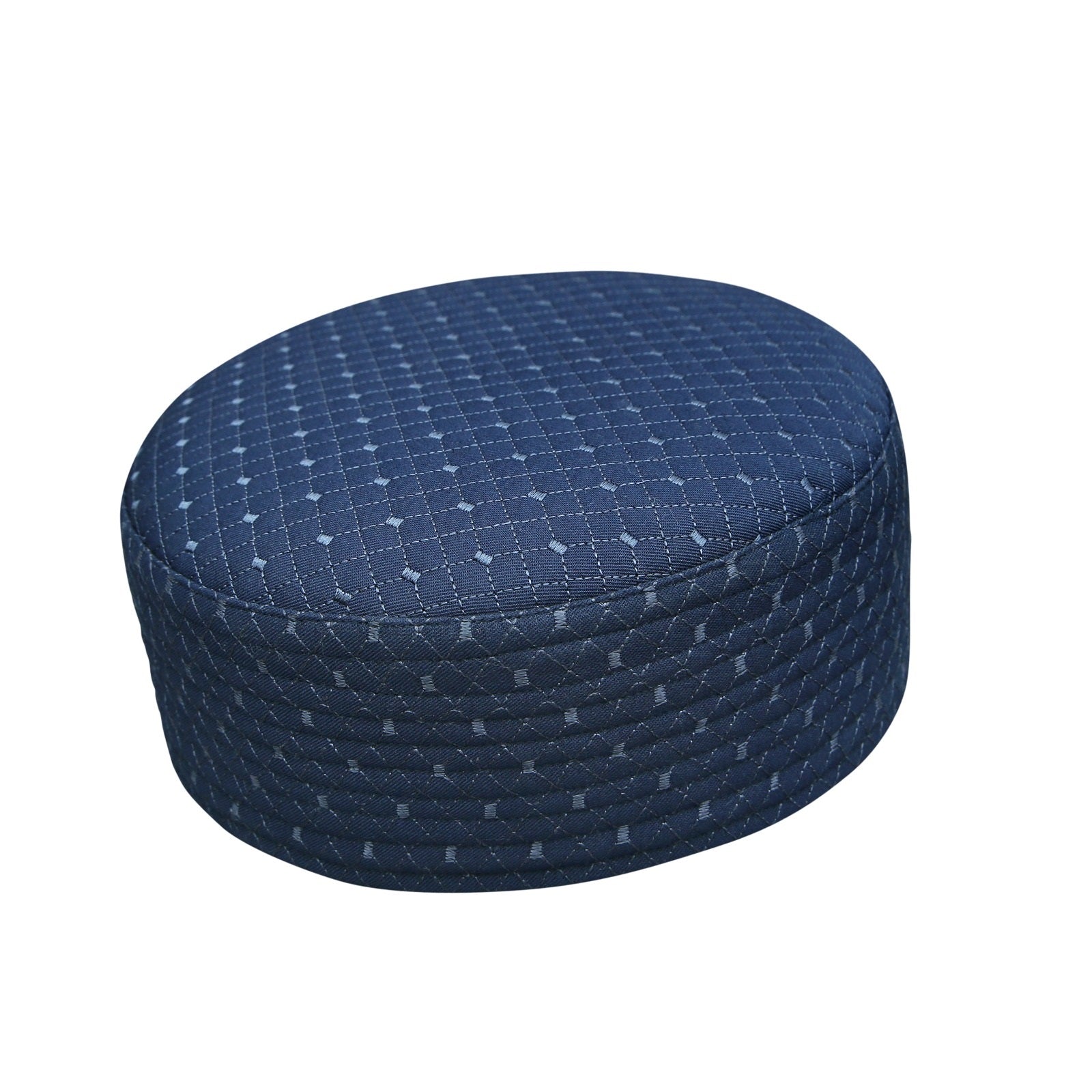 Bin Fiaz Ilyas Premium Structured Kufi Hat - Islamic Prayer Cap for Salah