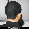 Brimless Mesh Koofi – Premium Islamic Namaz Koofi Topi for Men Breathable Prayer Cap