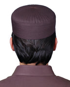Bin Fiaz Badar Rigid Structured Kufi Hat | Traditional Turkish Style Muslim Prayer Cap for Men