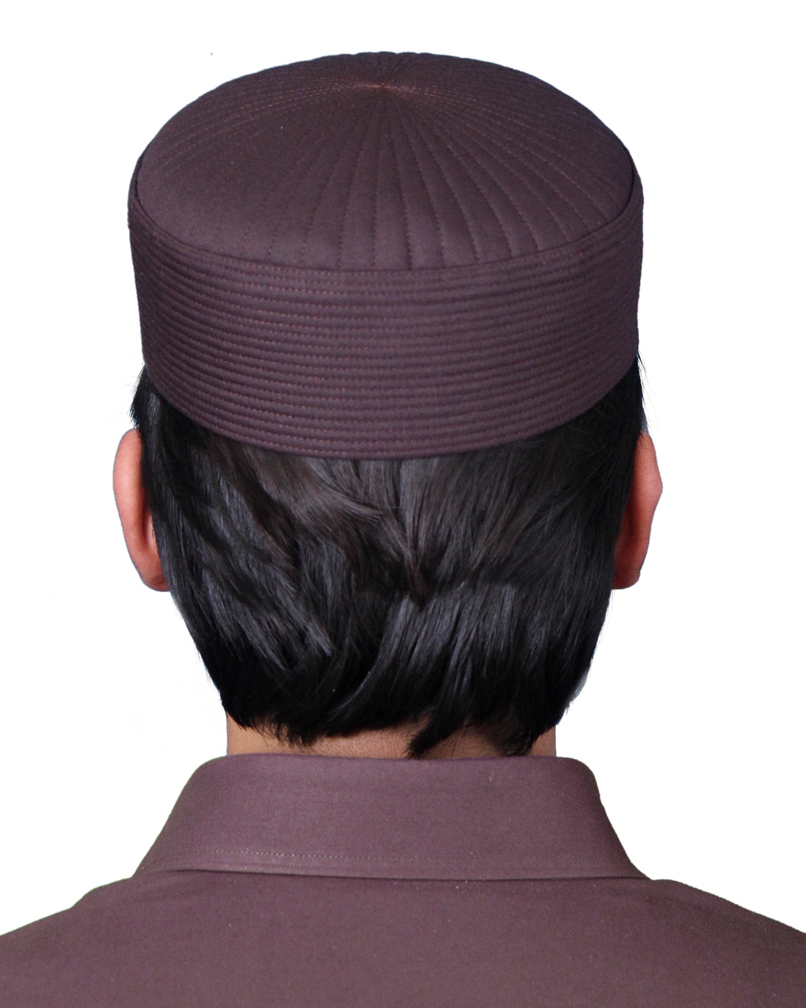 Bin Fiaz Badar Rigid Structured Kufi Hat | Traditional Turkish Style Muslim Prayer Cap for Men