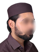 Bin Fiaz Badar Rigid Structured Kufi Hat | Traditional Turkish Style Muslim Prayer Cap for Men