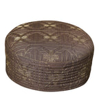 Bin Fiaz Baqir Premium Embroidered Hard Kufi Hat - Luxurious Islamic Cap for Men