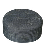 Bin Fiaz Baqir Premium Embroidered Hard Kufi Hat - Luxurious Islamic Cap for Men