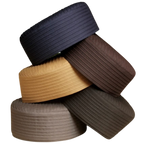 Bin Fiaz Buraaq Luxury Kufi Hat | Elite Suiting Fabric Islamic Cap for Men