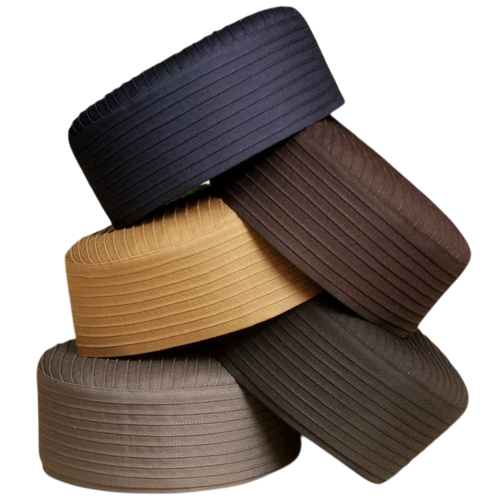 Bin Fiaz Buraaq Luxury Kufi Hat | Elite Suiting Fabric Islamic Cap for Men