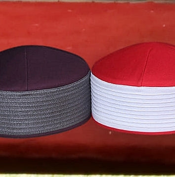 Bin Fiaz Husn E Mehfil Misri Kufi Hat - Traditional Islamic Prayer Headwear for Men
