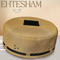 Bin Fiaz EHTESHAM Premium Traditional Kufi Hat - Handmade Muslim Prayer Topi for Men