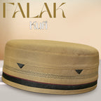 Falak Kufi Islamic Prayer Cap For Men Premium Polyester Cotton Muslim Cap High Quality Salah Topi