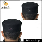 Bin Fiaz Faaris Premium Structured Kufi Hat - Royal Modern Muslim Men’s Prayer Cap