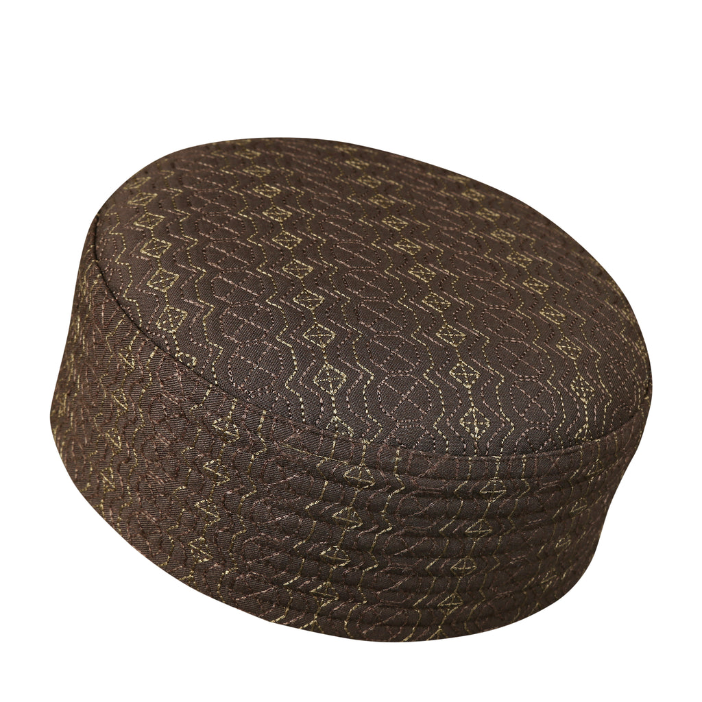 Bin Fiaz Ghamama New Look Kufi Hat - Premium Structured Muslim Men’s Prayer Cap