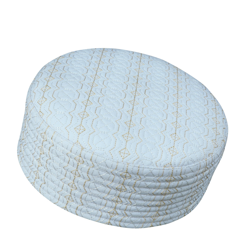 Bin Fiaz Ghamama New Look Kufi Hat - Premium Structured Muslim Men’s Prayer Cap