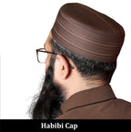 Bin Fiaz Habibi Premium Comfort Kufi Hat - Modern Muslim Men’s Namaz Cap