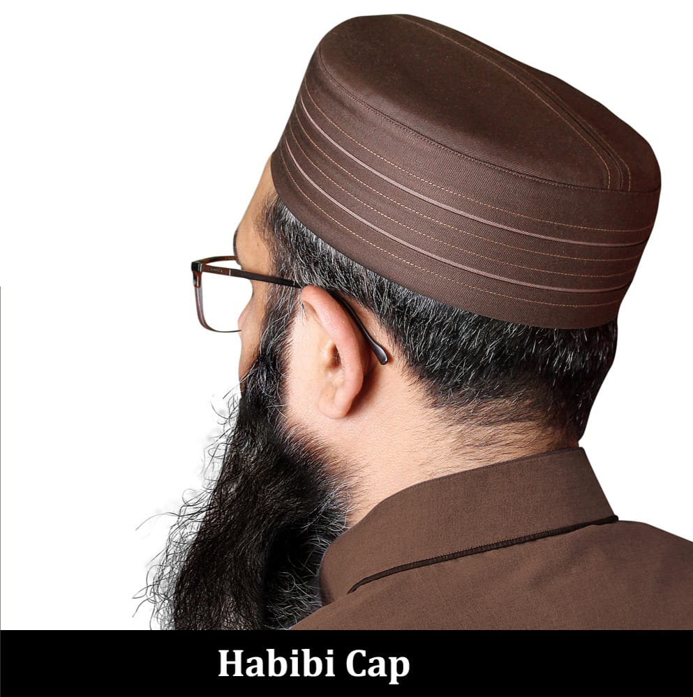 Bin Fiaz Habibi Premium Comfort Kufi Hat - Modern Muslim Men’s Namaz Cap