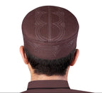 Bin Fiaz Hajjaj Premium Structured Kufi Hat - Royal Muslim Men’s Prayer Cap