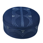 Bin Fiaz Hajjaj Premium Structured Kufi Hat - Royal Muslim Men’s Prayer Cap
