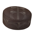 Bin Fiaz Hajjaj Premium Structured Kufi Hat - Royal Muslim Men’s Prayer Cap