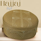 Bin Fiaz Hajjaj Premium Structured Kufi Hat - Royal Muslim Men’s Prayer Cap
