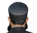 Bin Fiaz Hamdaan Premium Structured Kufi Hat - Royal Muslim Men’s Prayer Cap