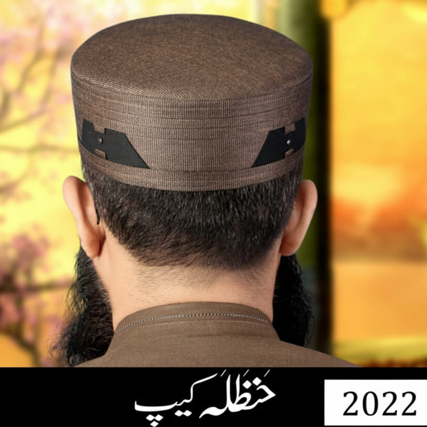 Bin Fiaz Hanzala Premium Prayer Kufi Hat - Structured Islamic Cap for Salah
