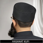 Hasanat Muslim Prayer Kufi for Men - Premium Islamic Salah Cap | Soft & Comfortable Daily Namaz Topi