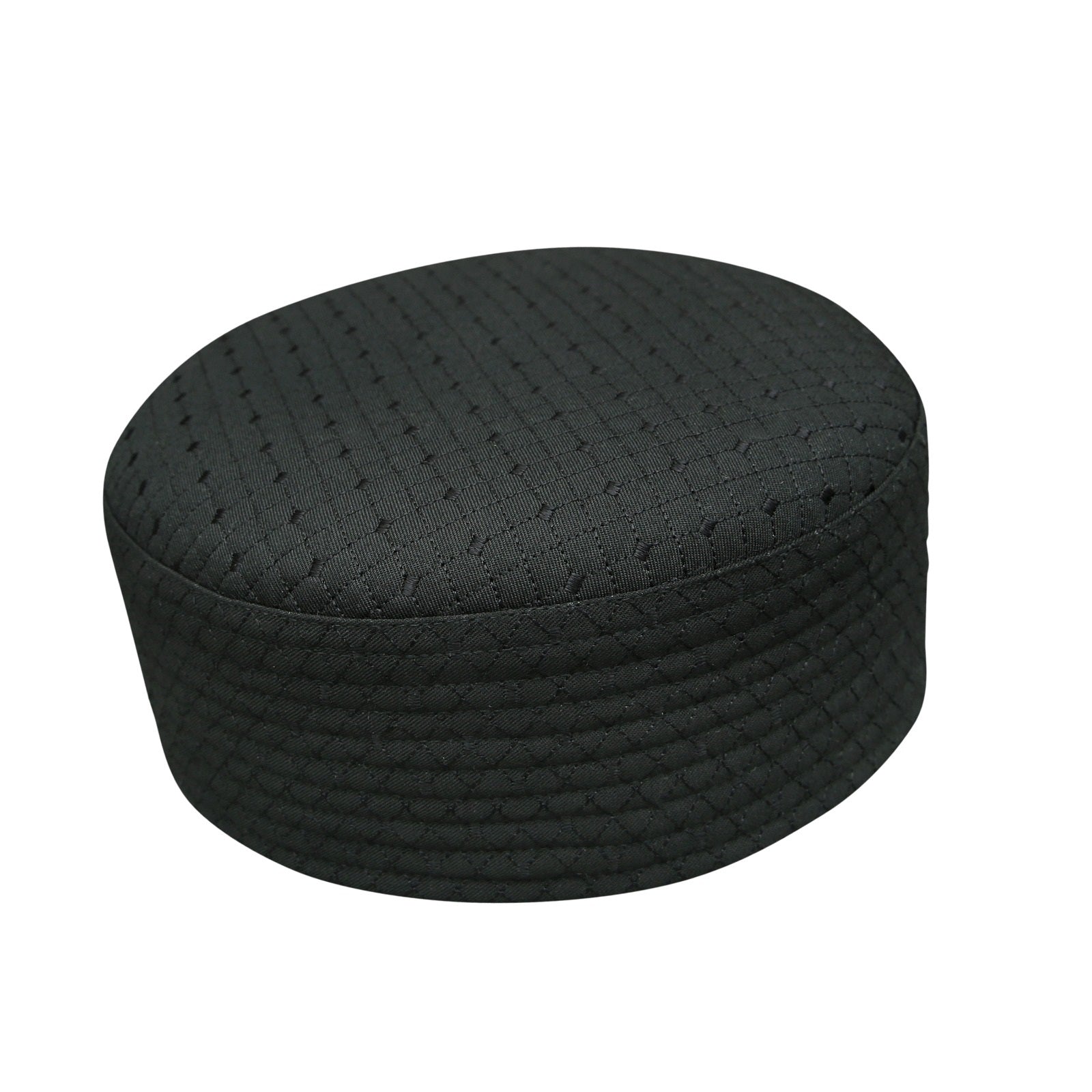 Bin Fiaz Ilyas Premium Structured Kufi Hat - Islamic Prayer Cap for Salah