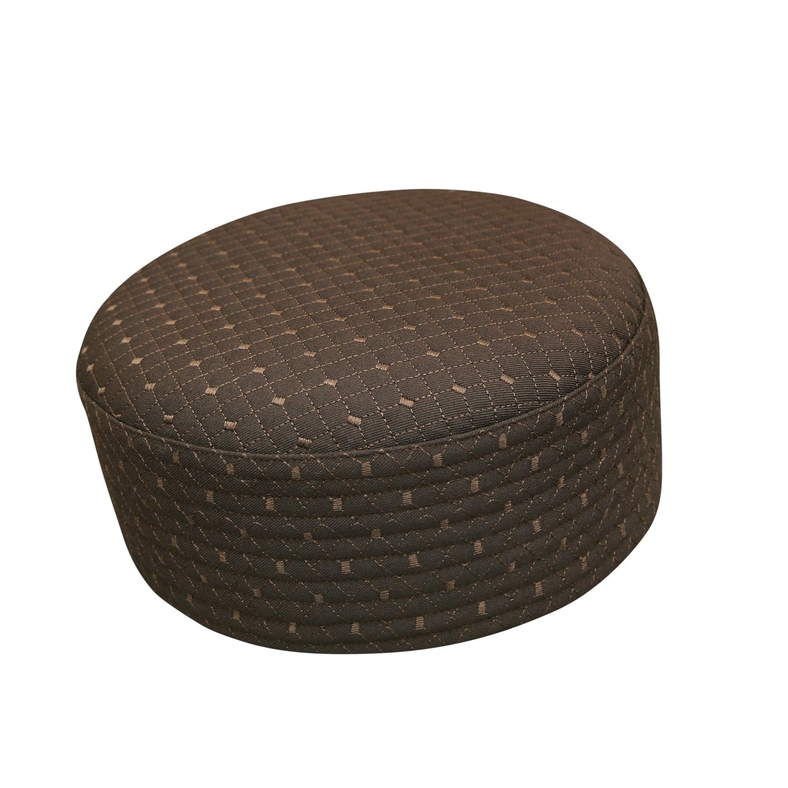 Bin Fiaz Ilyas Premium Structured Kufi Hat - Islamic Prayer Cap for Salah