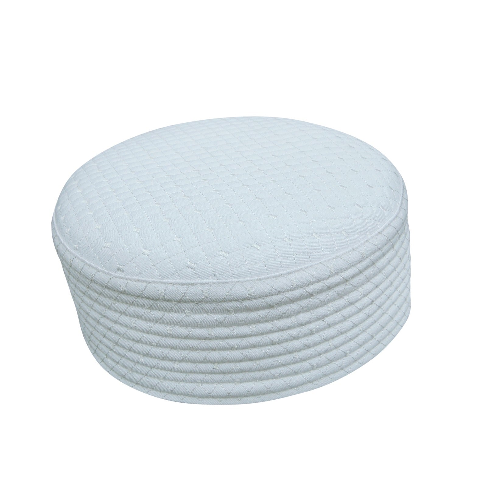 Bin Fiaz Ilyas Premium Structured Kufi Hat - Islamic Prayer Cap for Salah