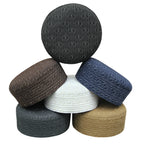 Bin Fiaz Idrees Men’s Premium Kufi Hat - Traditional Embroidered Muslim Prayer Hat
