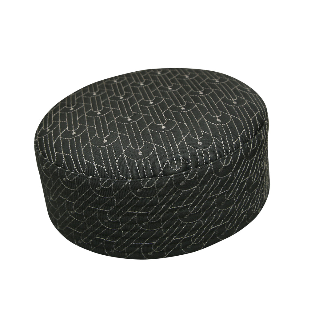 Bin Fiaz Idrees Men’s Premium Kufi Hat - Traditional Embroidered Muslim Prayer Hat