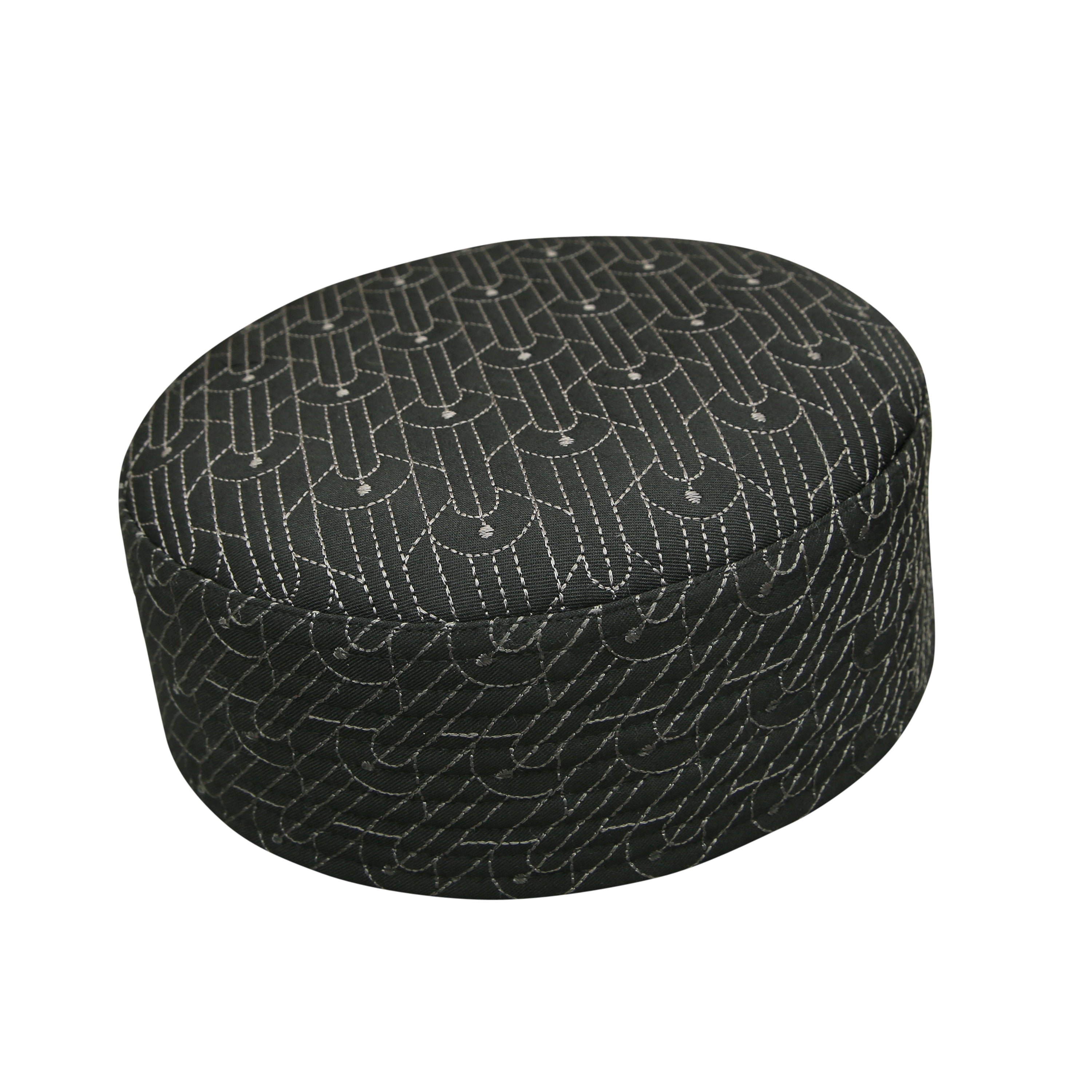 Bin Fiaz Idrees Men’s Premium Kufi Hat - Traditional Embroidered Muslim Prayer Hat