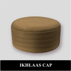 Bin Fiaz Ikhlaas Premium Comfort Kufi Hat - Everyday Muslim Prayer Cap for Men