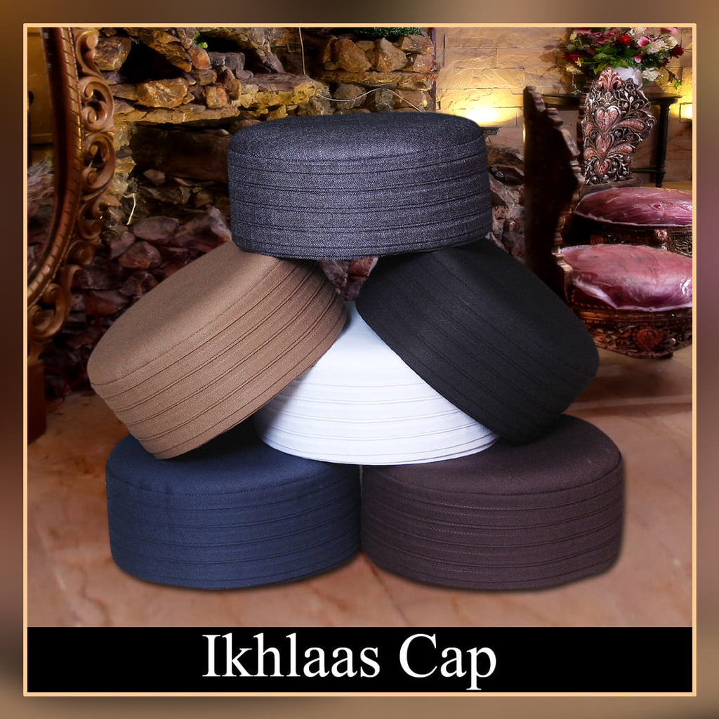Bin Fiaz Ikhlaas Premium Comfort Kufi Hat - Everyday Muslim Prayer Cap for Men