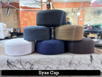Bin Fiaz Ilyas Premium Structured Kufi Hat - Islamic Prayer Cap for Salah