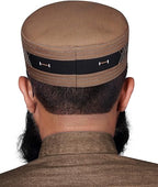 Bin Fiaz Intikhab Premium Structured Kufi Hat - Breathable Summer Kufi Hat for Men