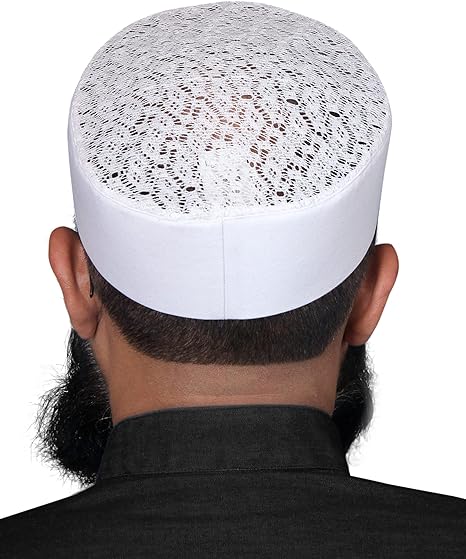 Bin Fiaz Jamal Premium Structured Summer Kufi Hat - Breathable Summer Islamic Prayer Cap