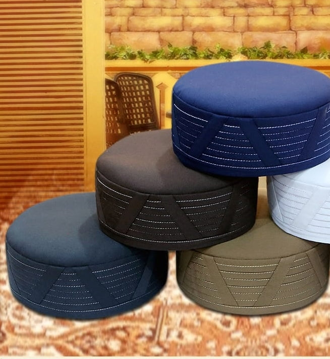 Bin Fiaz Khutba Premium Tailored Kufi Hat - Modern Muslim Men’s Executive Prayer Cap