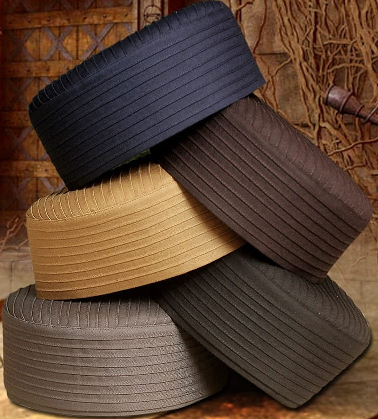Bin Fiaz Buraaq Luxury Kufi Hat | Elite Suiting Fabric Islamic Cap for Men