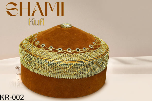 Turkey Cap KR-003 Premium Velvet Kufi -Shafi Cap